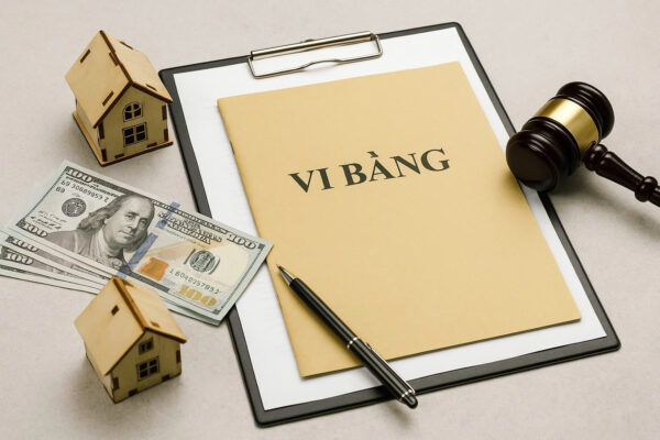 Không ít người dân tin rằng vi bằng có thể thay thế hợp đồng công chứng, có giá trị pháp lý tương đương, và được dùng để sang tên nhà đất. Tuy nhiên, liệu điều đó có đúng với quy định của pháp luật hiện hành? Bài viết này được thực hiện bởi Lexconsult & Cộng sự, nhằm giúp bạn hiểu rõ về bản chất pháp lý của vi bằng, giá trị sử dụng, và những rủi ro nghiêm trọng khi mua bán nhà đất thông qua vi bằng mà người mua cần đặc biệt lưu ý.